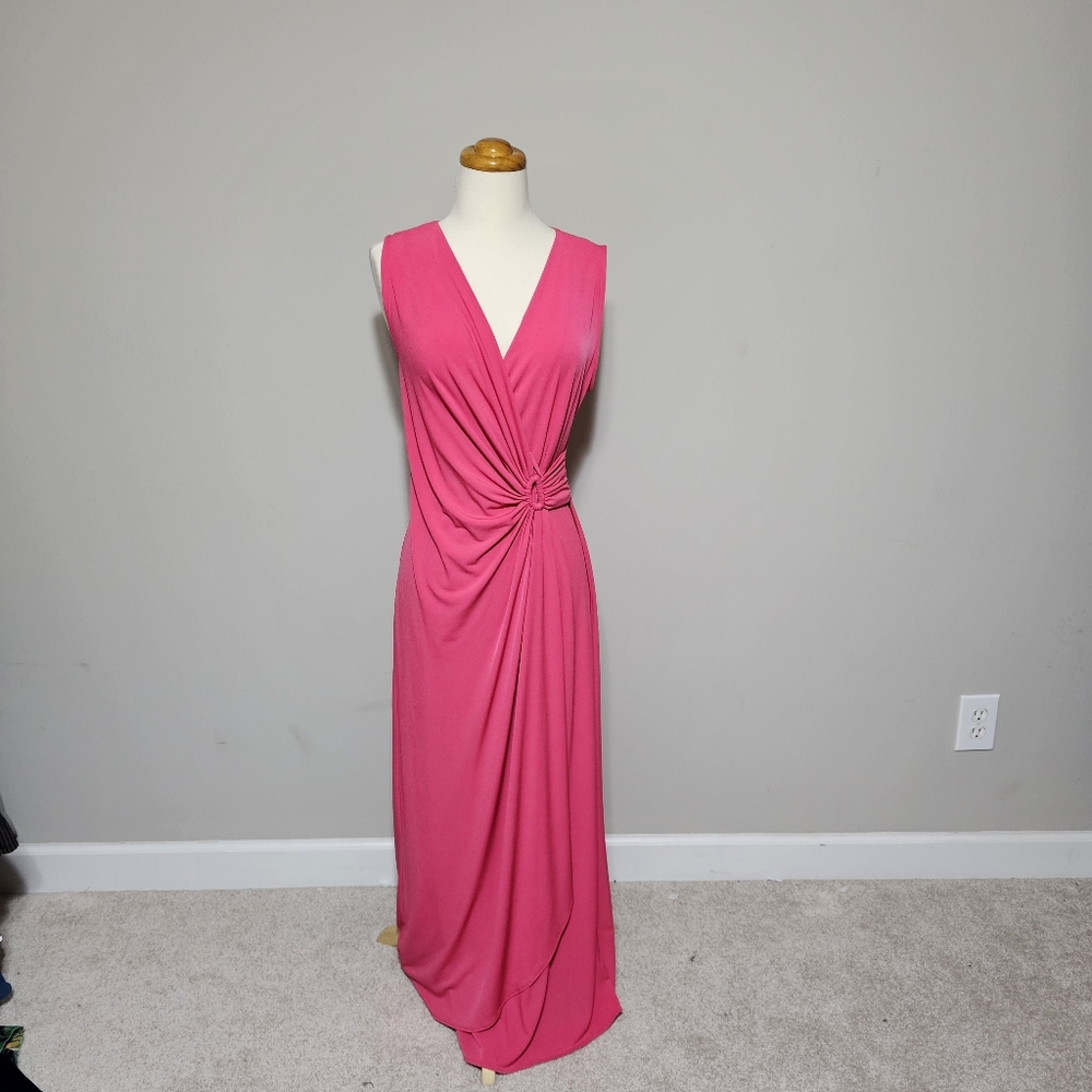 Tommy Bahama Pink Maxi Dress XS/TP Twist Side